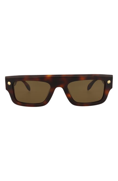 52mm Rectangular Sunglasses