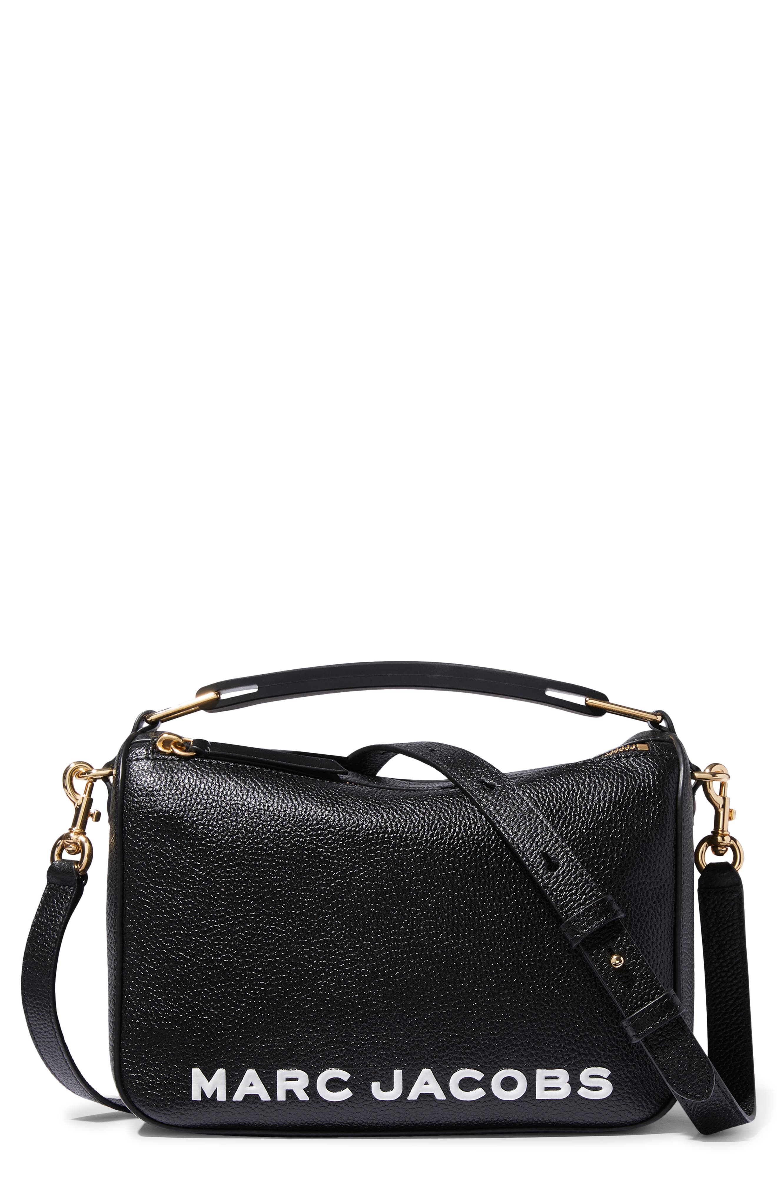 Marc Jacobs The Box 23 Leather Handbag, Main, color, 