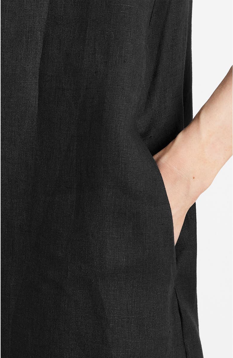 Santorelli Jaclyn Sleeveless Shift Dress, Alternate, color, Black