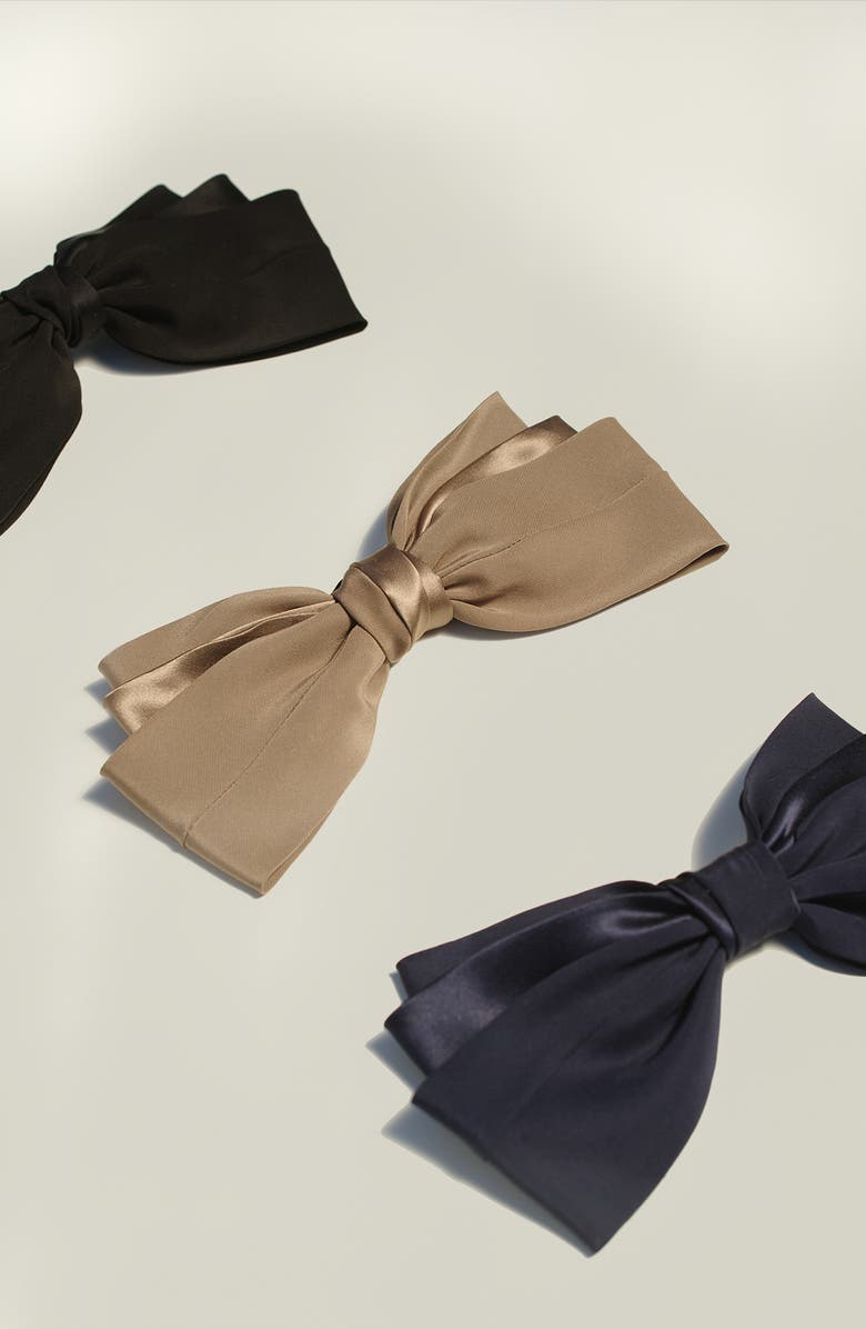 Sophie Buhai Classic Silk Bow Barrette, Alternate, color,