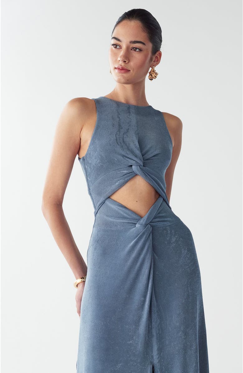 ST MRLO Malia Maxi Dress, Alternate, color, Steel Blue