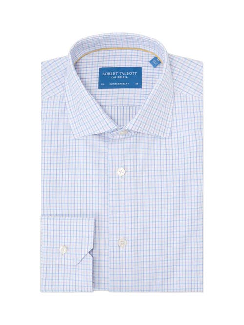 Robert Talbott Reynolds Mini Tattersall Contemporary Fit Shirt