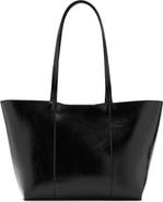 MANGO Medium Faux Leather Shopper Bag