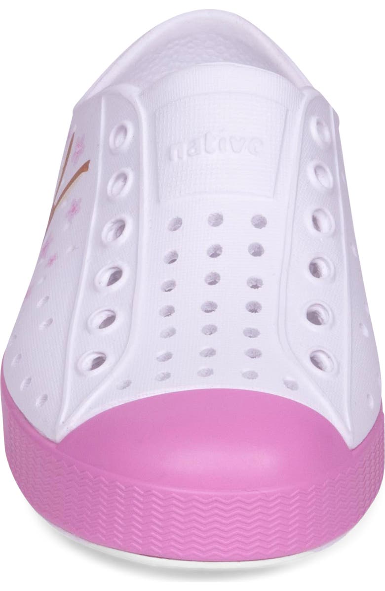 Native Shoes Jefferson Sugarlite Slip-On Sneaker, Alternate, color, White/ Mal Pink/ Bunny Block