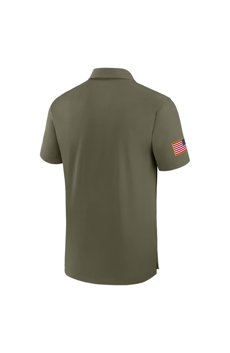 Jordan Brand Men's Jordan Brand Olive Michigan Wolverines 2024 Military Appreciation Tour Performance Polo, Alternate, color, Olive