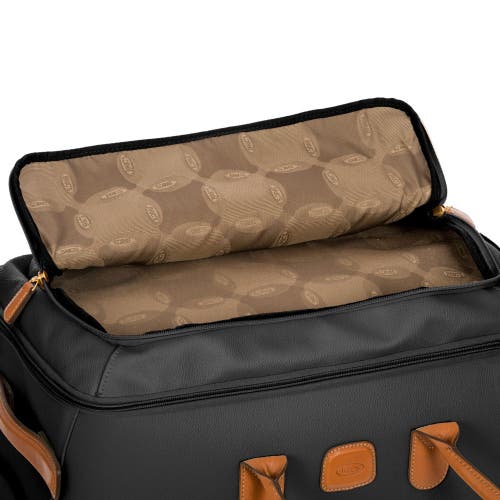 Bric's Firenze 21" Carry-on Rolling Duffle In Black