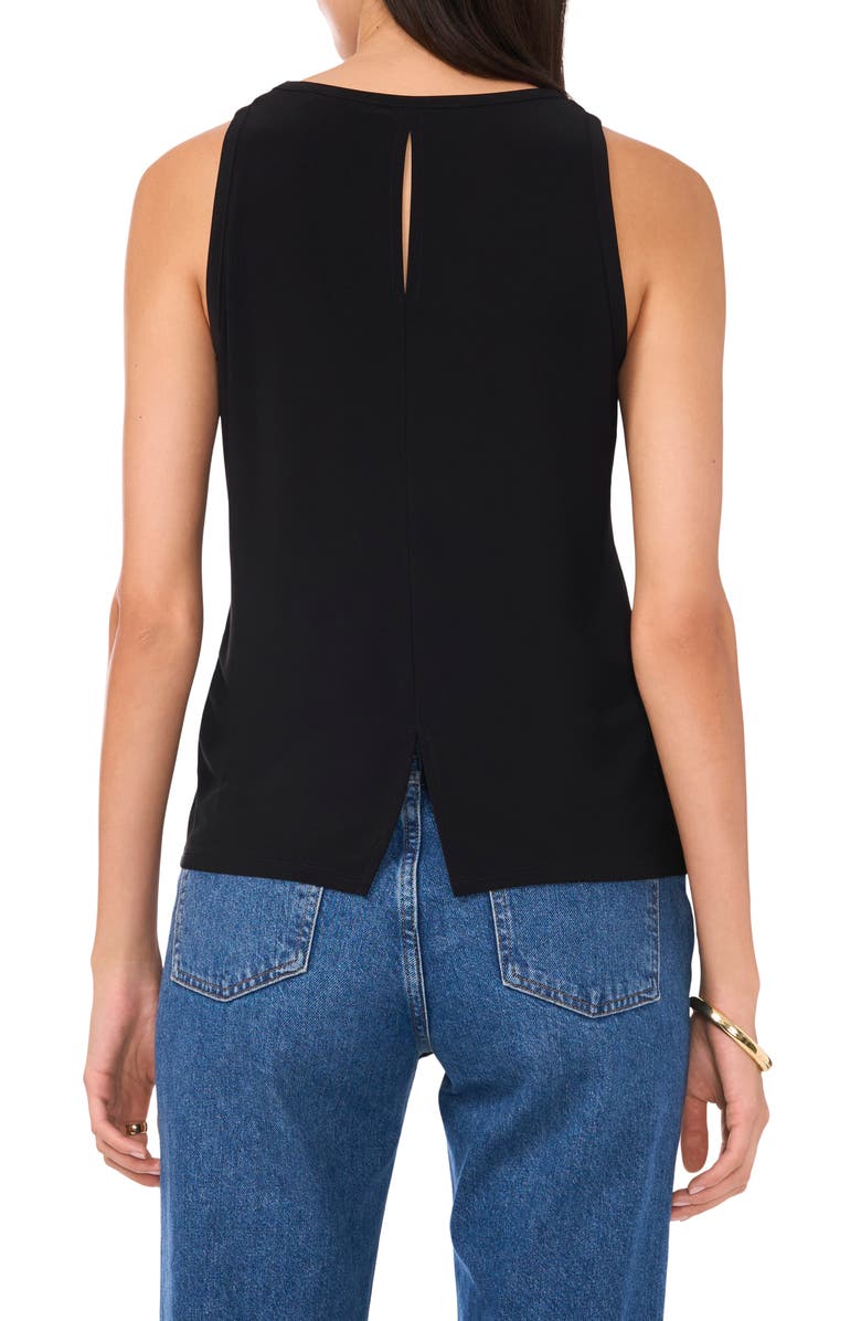 Vince Camuto V-Neck Split Back Tank, Alternate, color, 