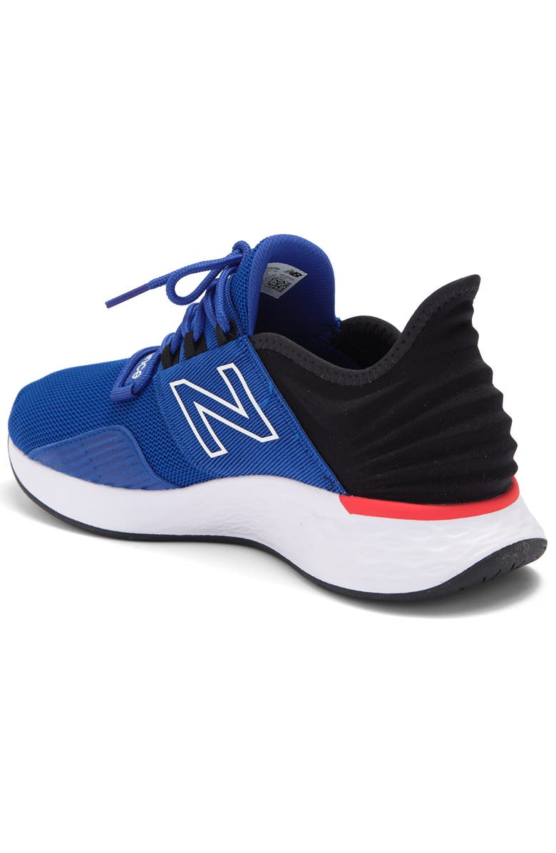 New Balance Fresh Foam Roav Knit Sneaker, Alternate, color, Team Royal/ Neo Flame