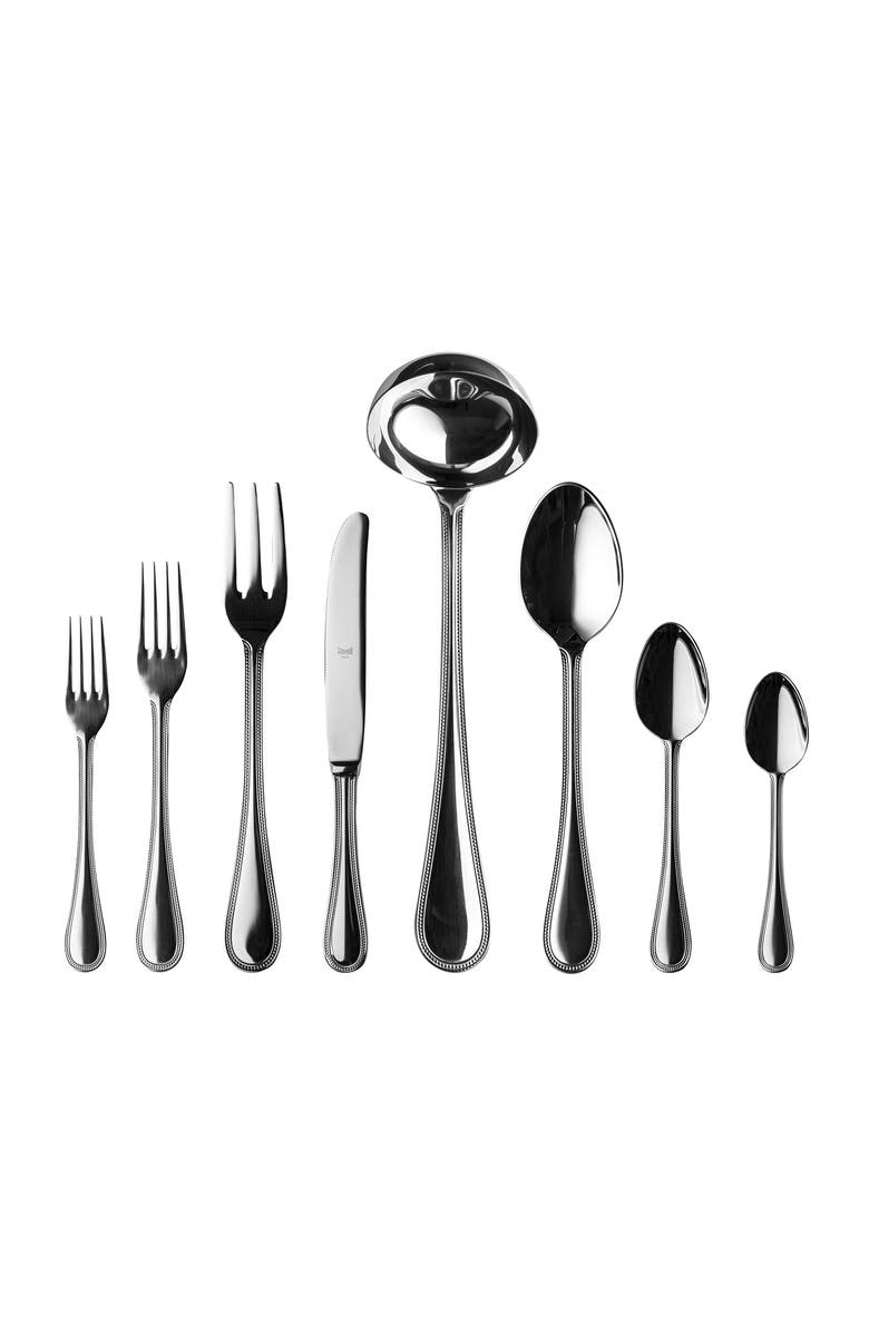 Mepra Perla Flatware Set - 43 Pieces, Main, color, Stainless Steel