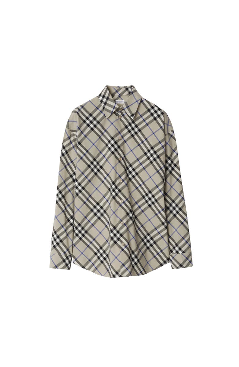 Burberry Relaxed Fit Check Cotton Shirt, Alternate, color, 