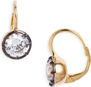Nordstrom Georgian Cubic Zirconia Lever Back Earrings