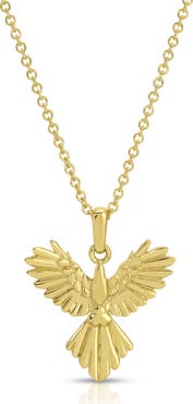 Anita Ko Small Phoenix 18k Gold Pendant Necklace