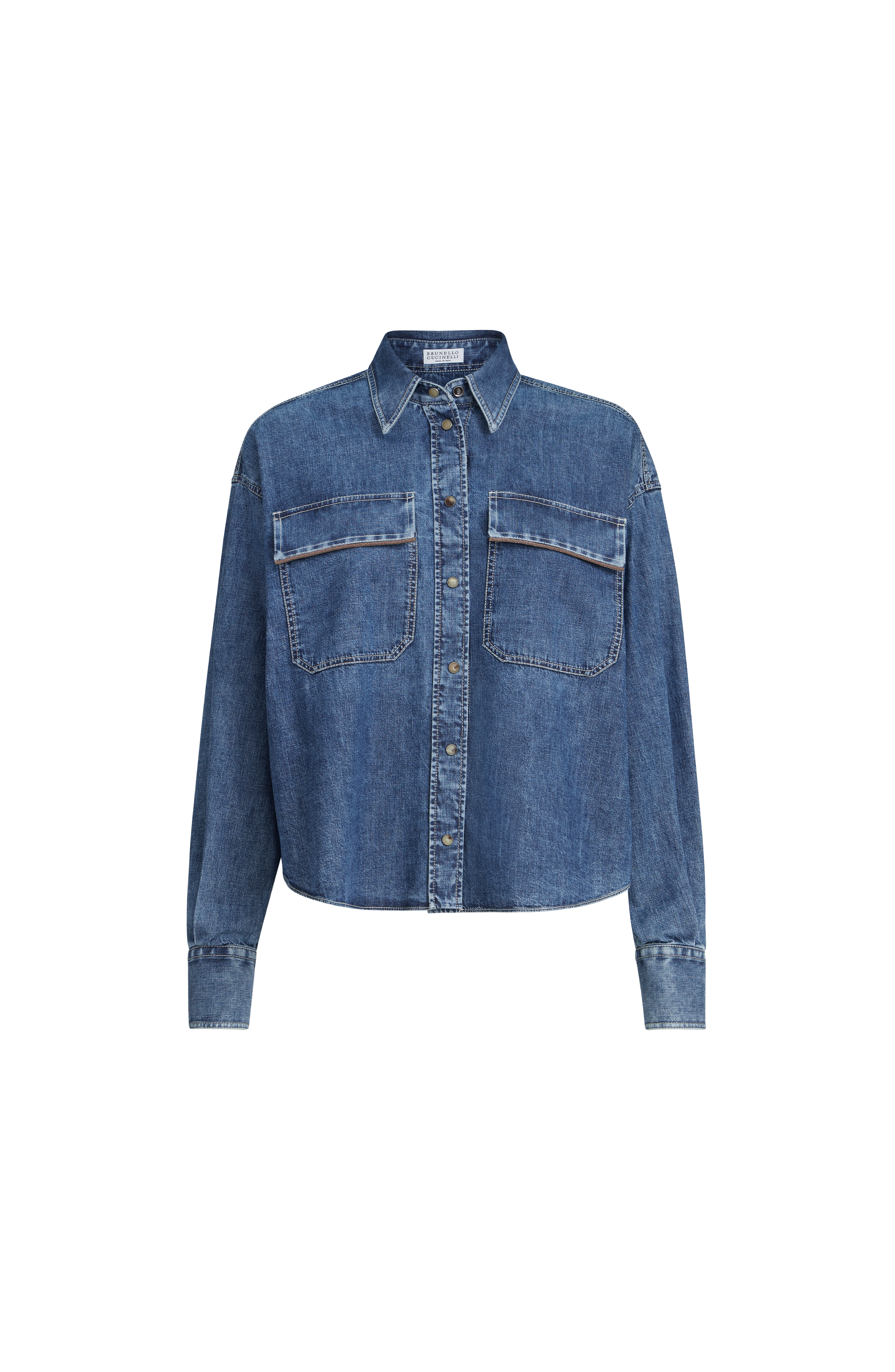 Lightweight denim shirt - image 2