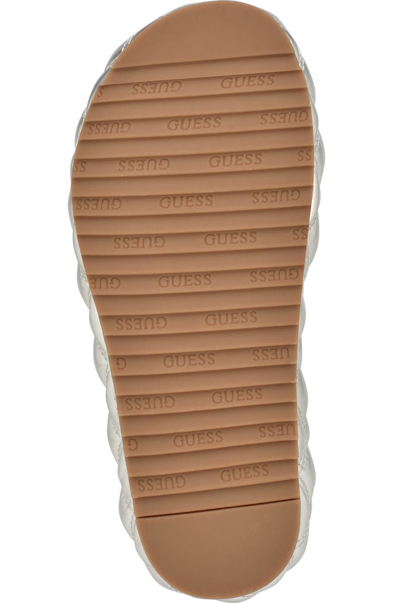 GUESS Longo Platform Slide Sandal, Alternate, color,