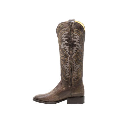 Nortalie The Arena Western Cowboy Boot In Brown