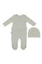 Rib Pineapple Footie & Hat Set
