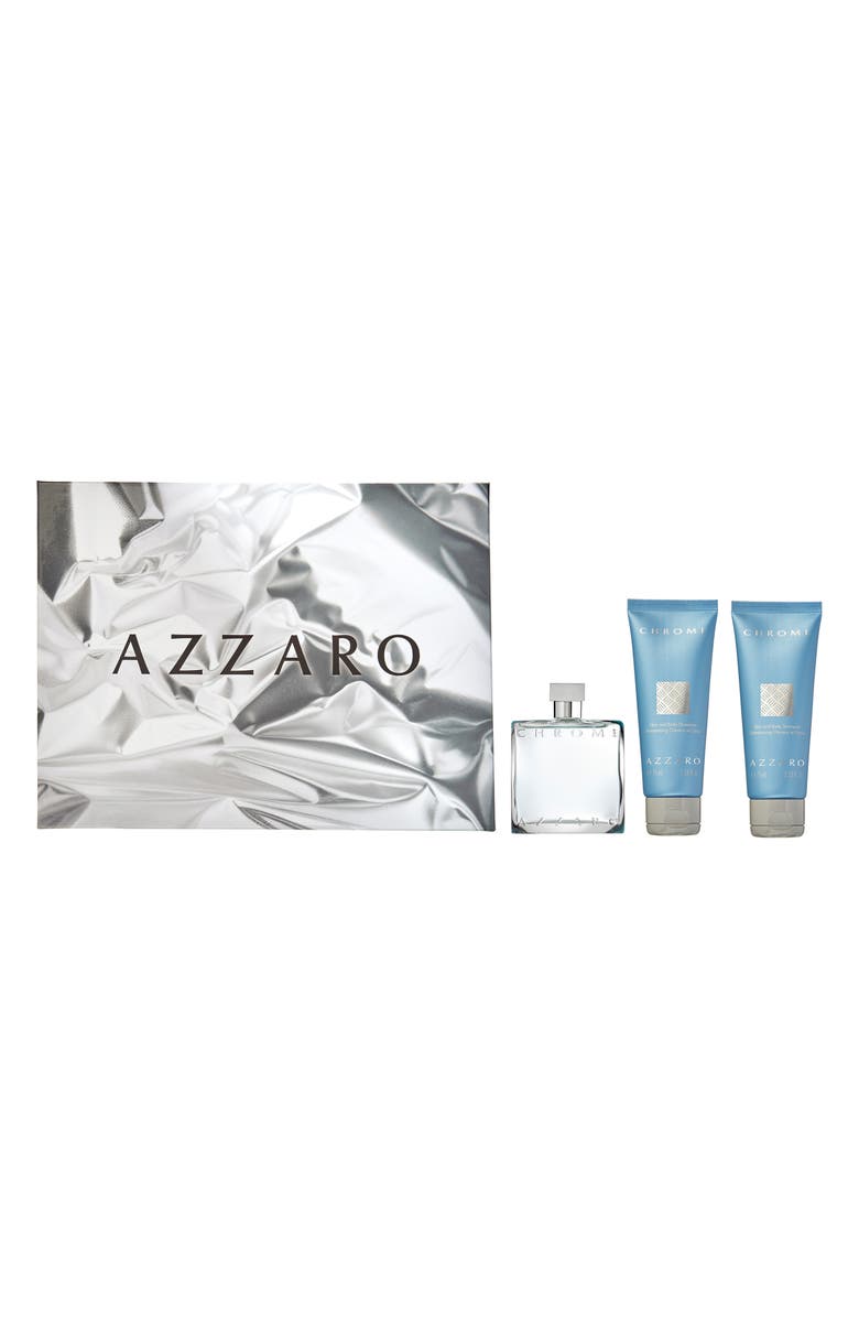 AZZARO Chrome Eau de Toilette Set, Alternate, color, 