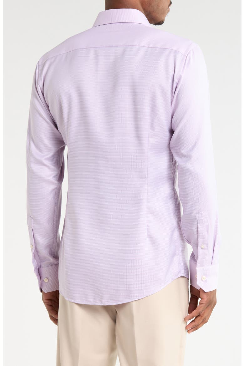 Slim Fit Semi-Solid Twill Shirt, Alternate, color, MEDIUM PINK