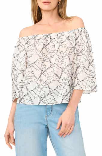 1.STATE Off the Shoulder Top