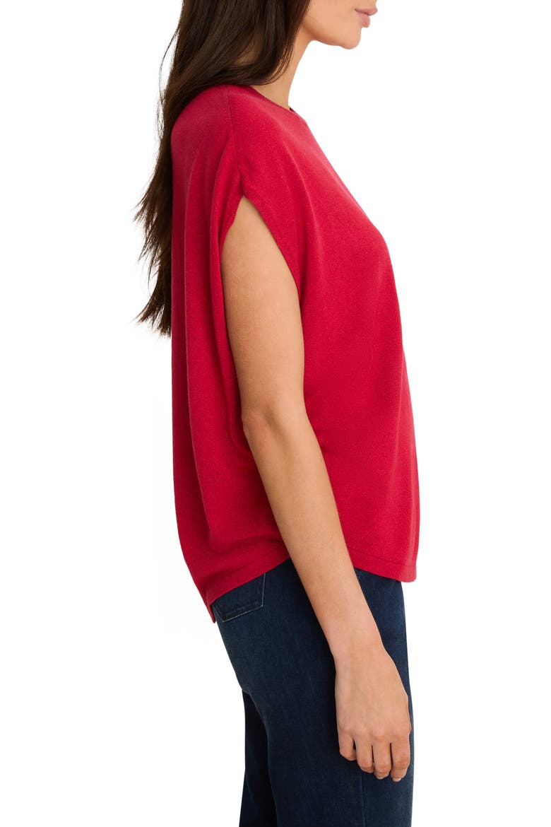 Cocoon Sweater, Alternate, color, TRUE RED