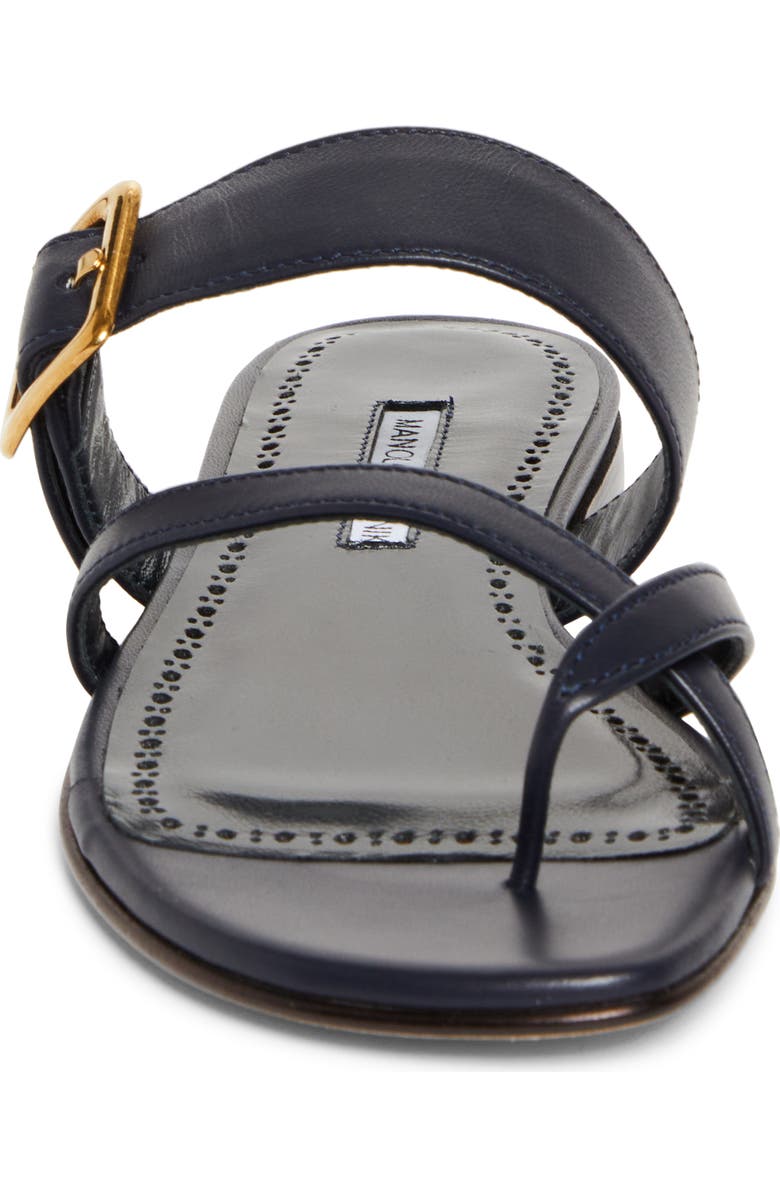 Manolo Blahnik Thalusa Flat Sandal, Alternate, color,