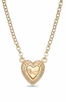 EYE CANDY LOS ANGELES Stefanie Heart Charm Pendant Necklace