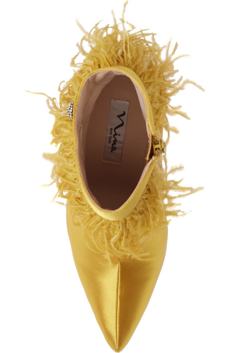 Nina Danella Feather Bootie, Alternate, color,