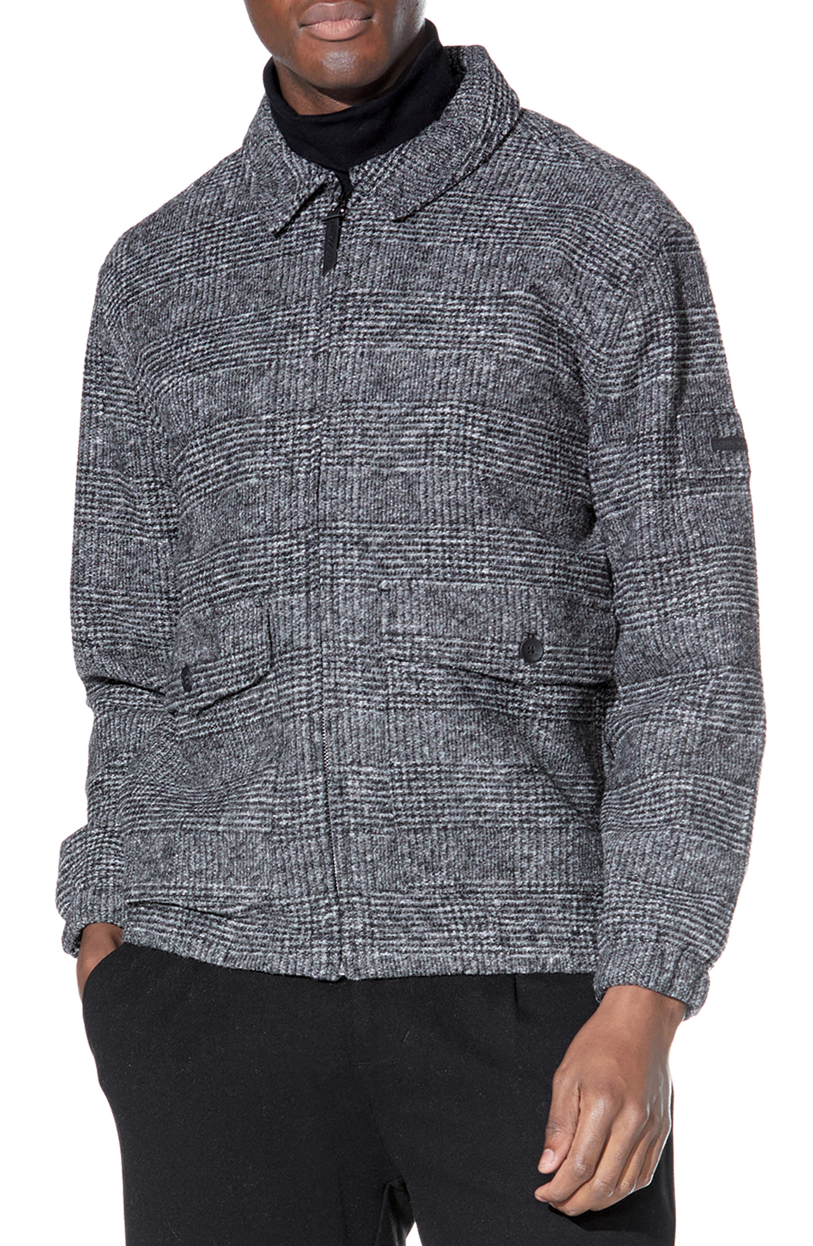 Civil Society Plaid Full Zip Shirt Jacket
