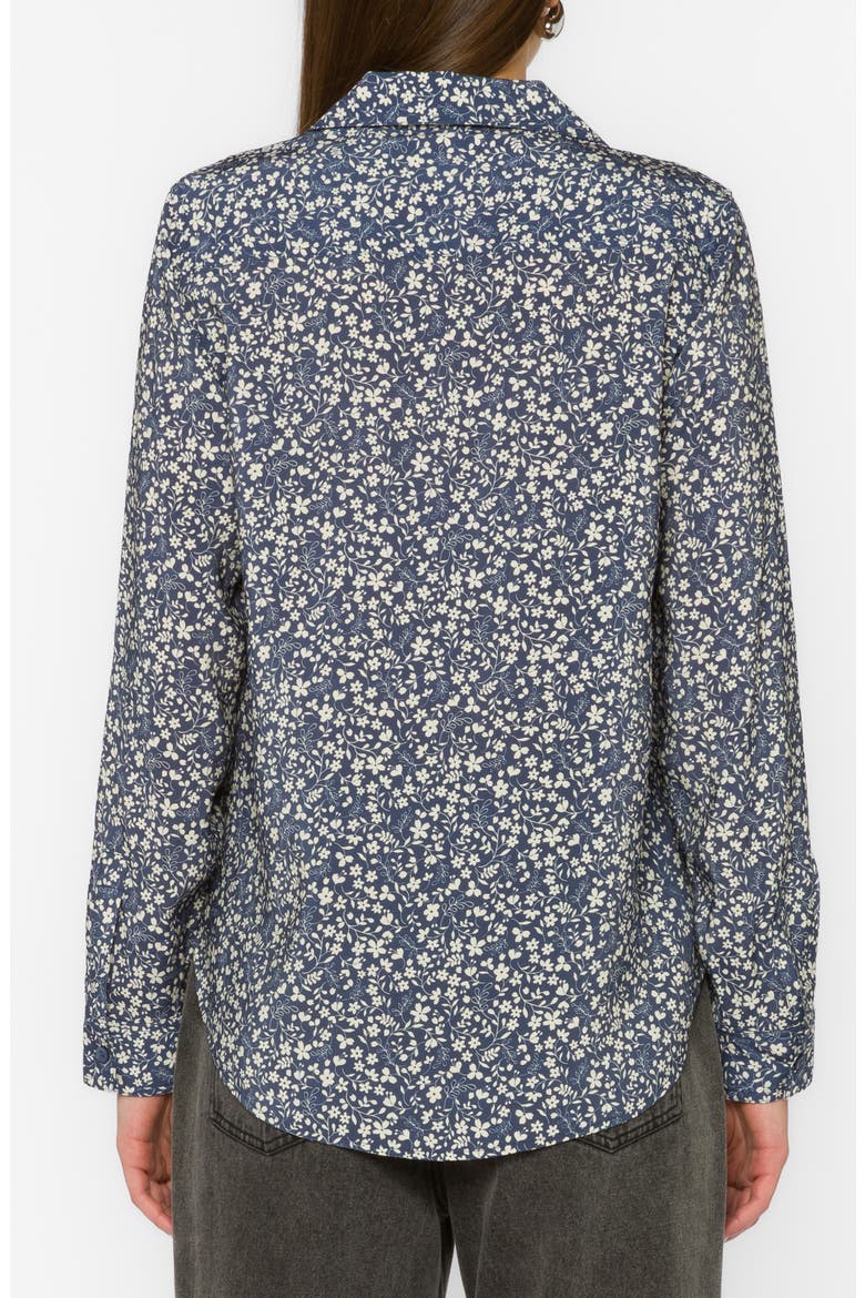 Talma Relaxed Fit Button-Up Shirt, Alternate, color, MIDNIGHT NAVY FLORAL GARDEN