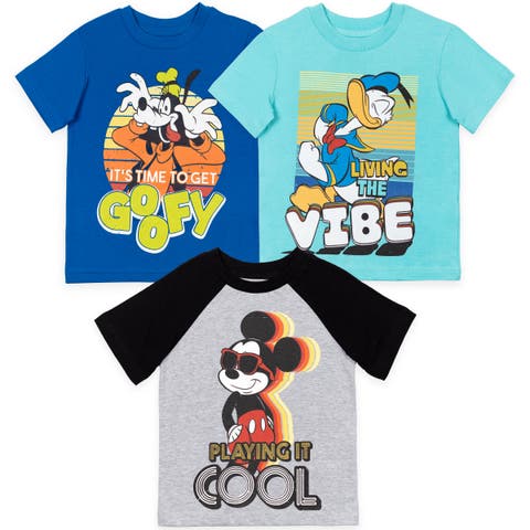 Mickey Mouse Short Sleeve Graphic T-Shirts