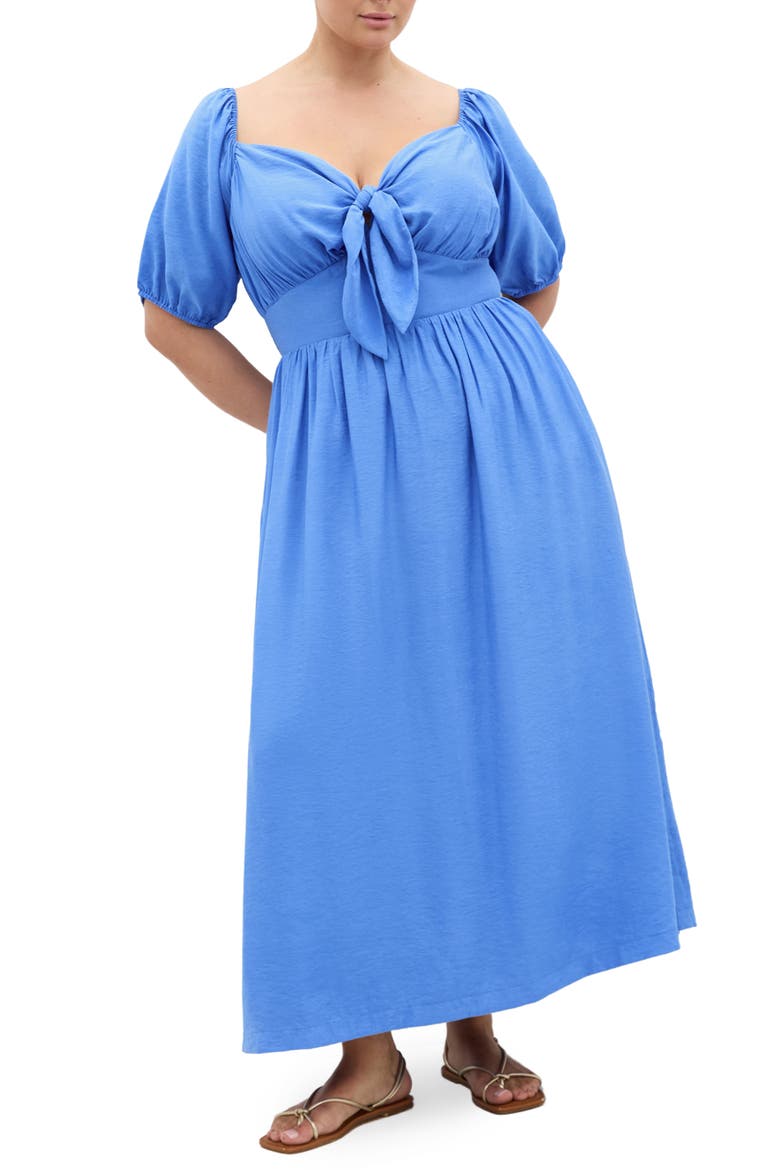 Villa Roma Maxi Dress, Main, color, OCEAN