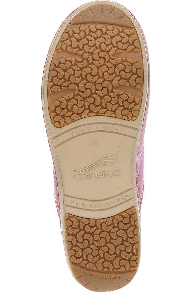 Dansko XP 2.0 Clog, Alternate, color, Pink Iridescent Leather