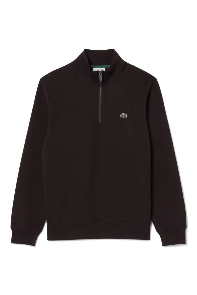 Cotton Fleece Half Zip Pullover, Alternate, color, BUFFALO