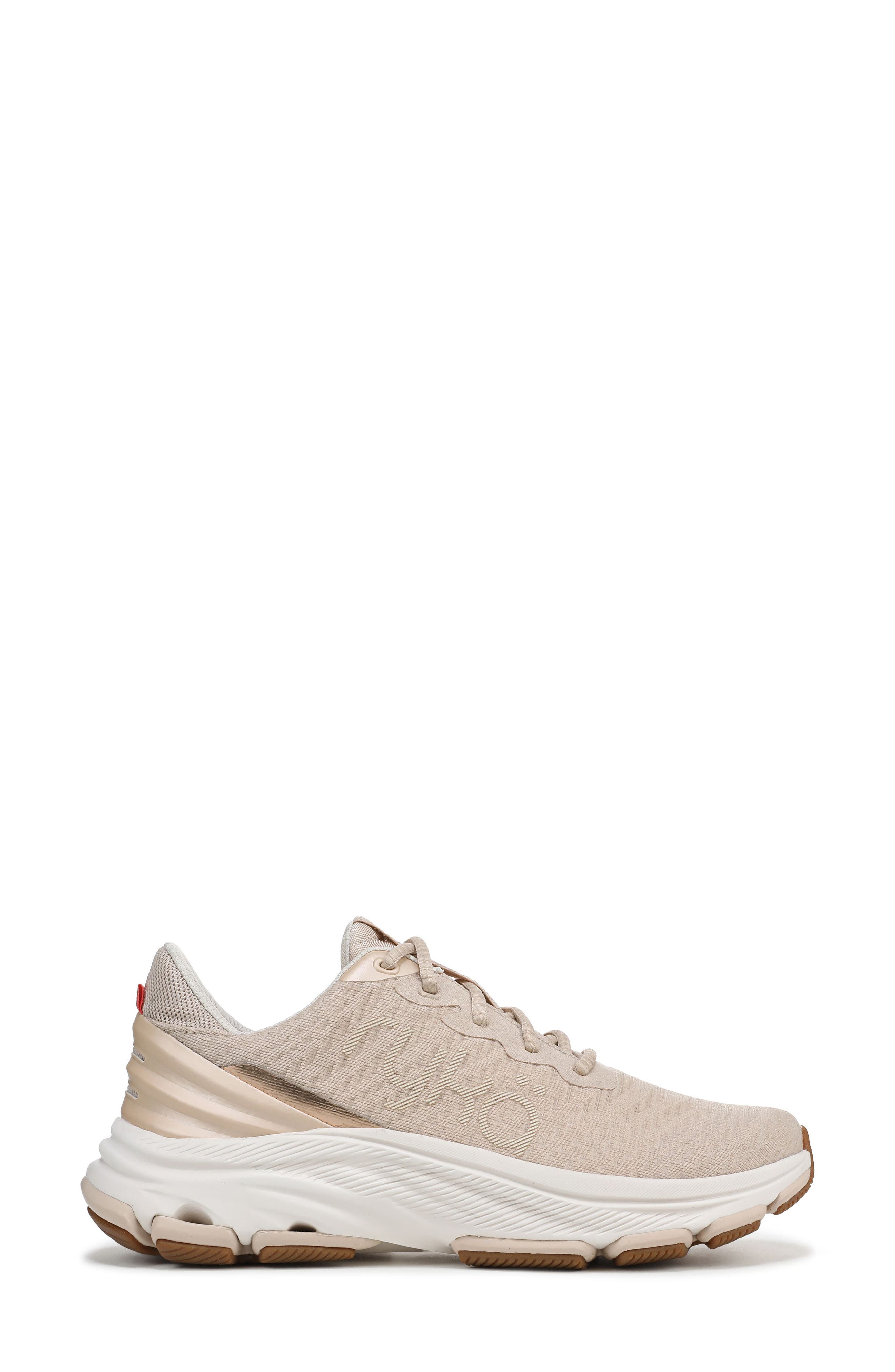 Devotion X Max Walking Sneaker, Alternate, color, BEIGE TONAL METALLIC