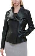 Kimi & Kai Suki Faux Leather Moto Jacket