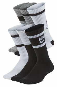 Nike Kids' Assorted 6-Pack Dri-FIT Everyday Cush Crew Socks
