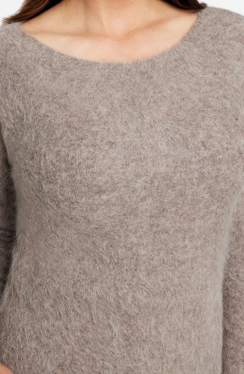 Marciano Agnes Fuzzy Alpaca Blend Sweater, Alternate, color, F1ax-Light
