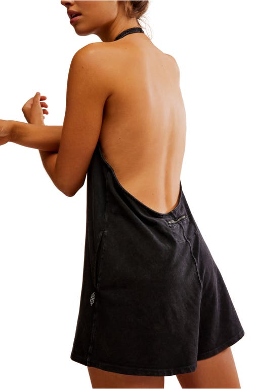 Free People Fp Movement Hot Shot Halter Romper
