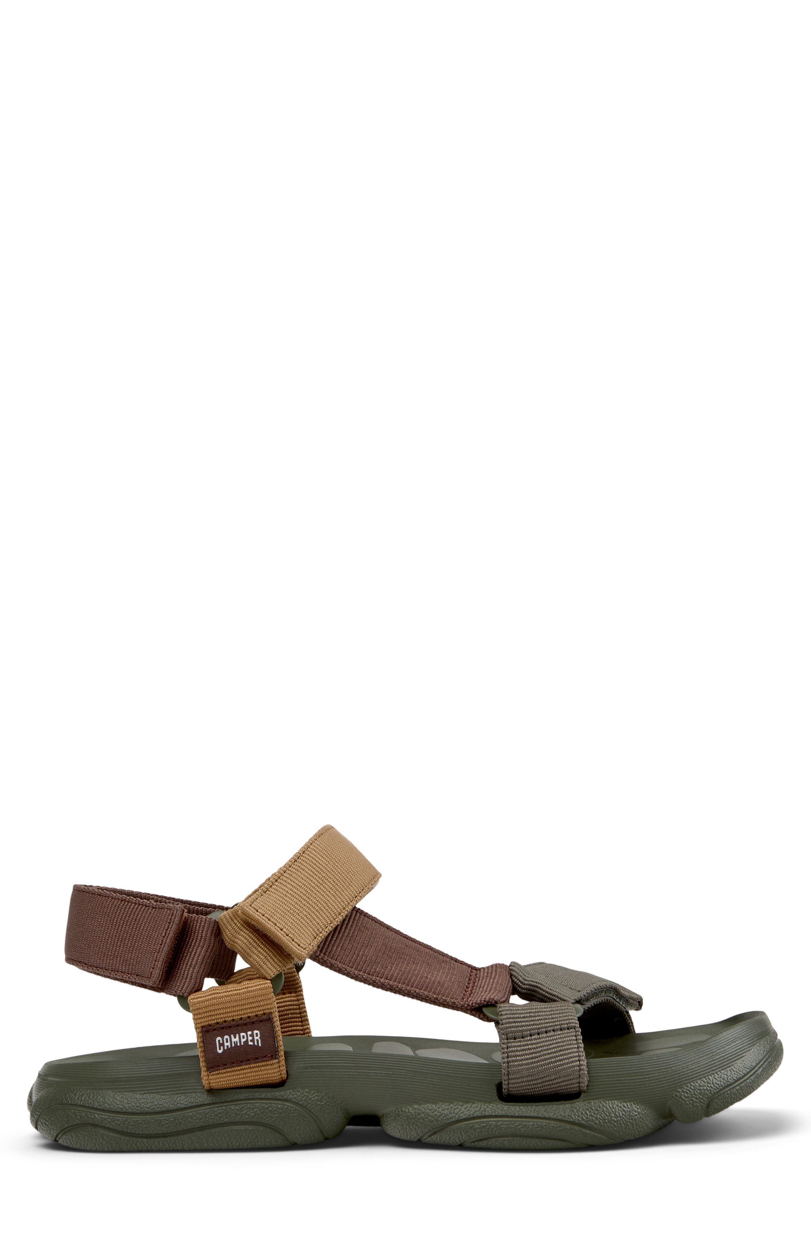 Karst Sandal, Alternate, color, MULTI - BROWN