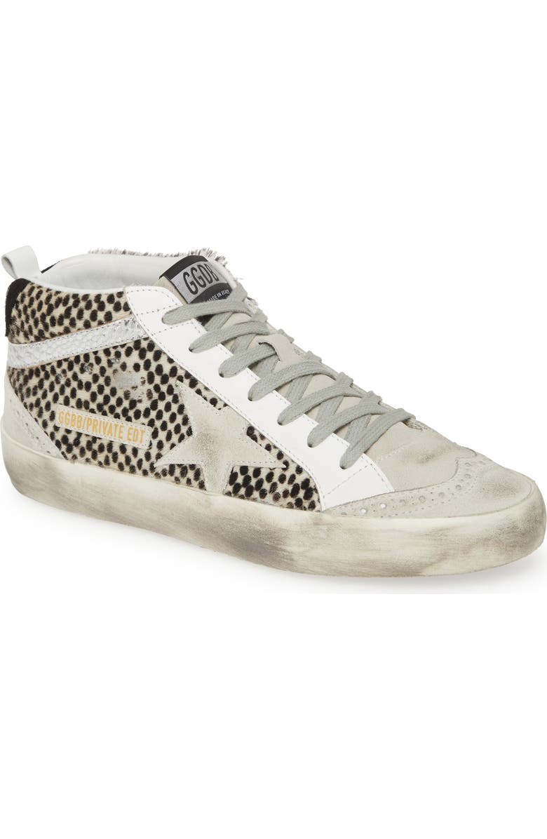 Golden Goose Midstar Genuine Calf Hair Sneaker, Main, color,