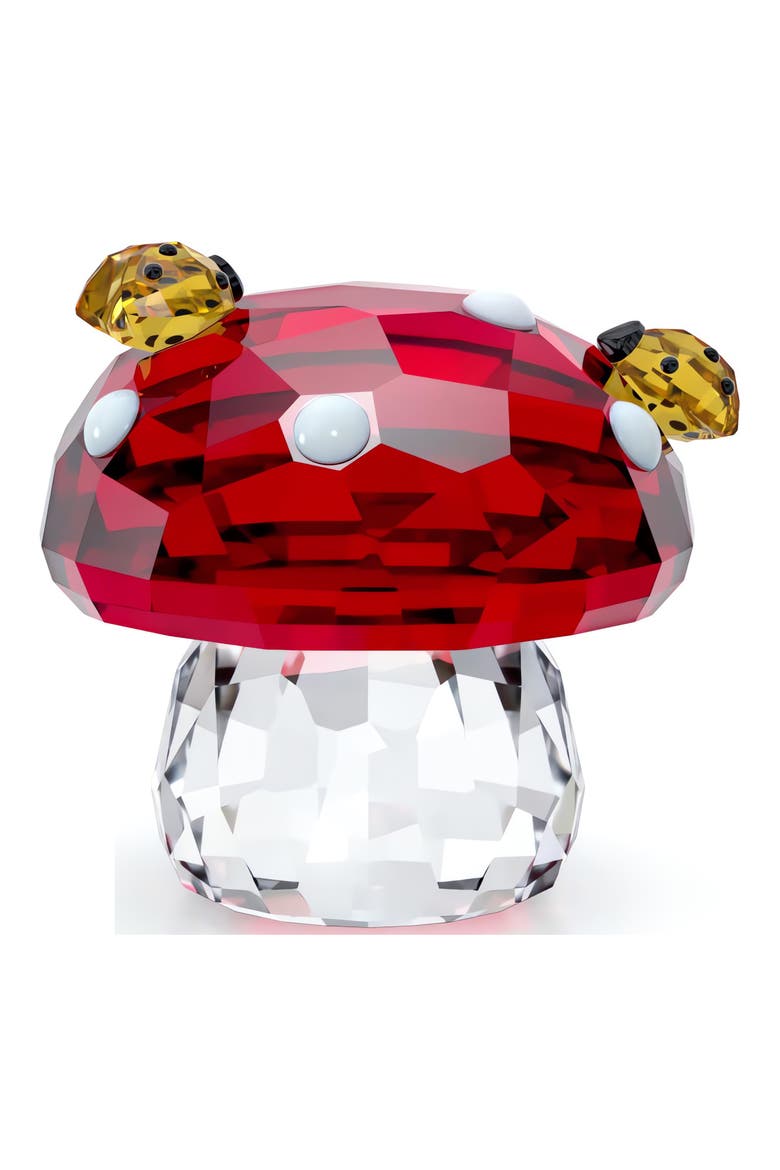 Idlyllia Crystal Mushroom & Ladybugs, Alternate, color, RED MULTI