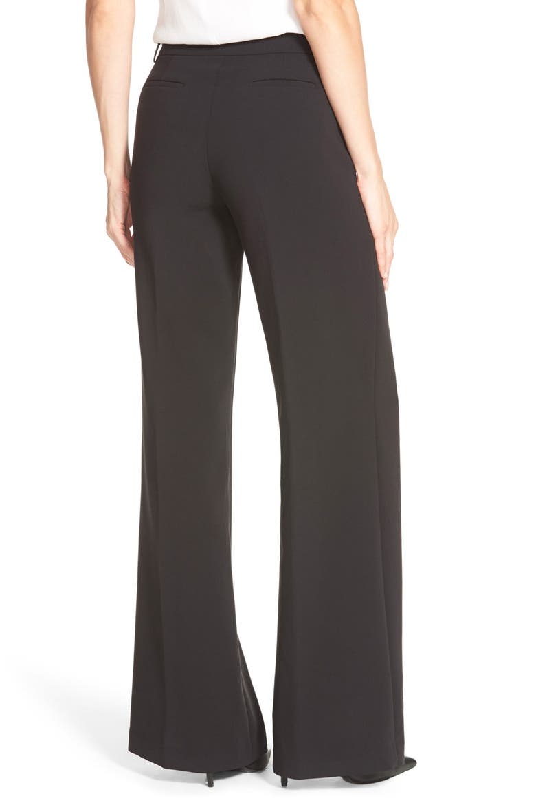 Wide Leg Pants, Alternate, color, BLACK