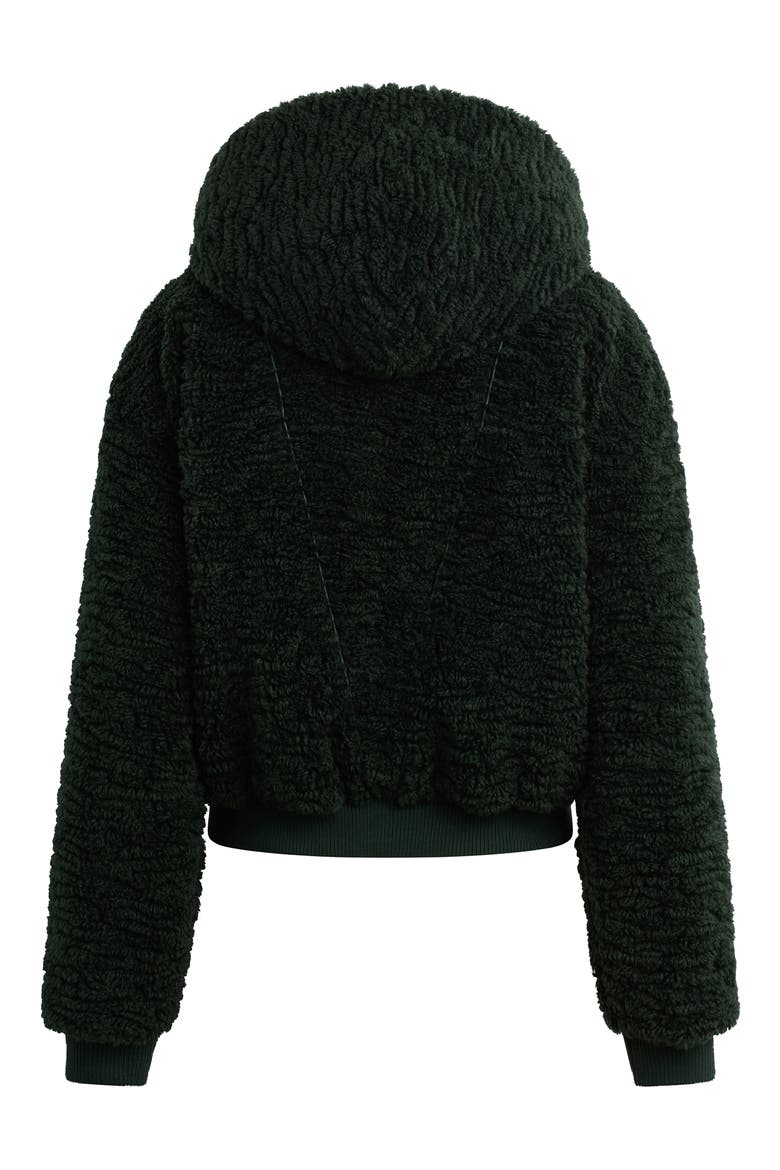 Faux Shearling Jacket, Alternate, color, DARKEST SPRUCE
