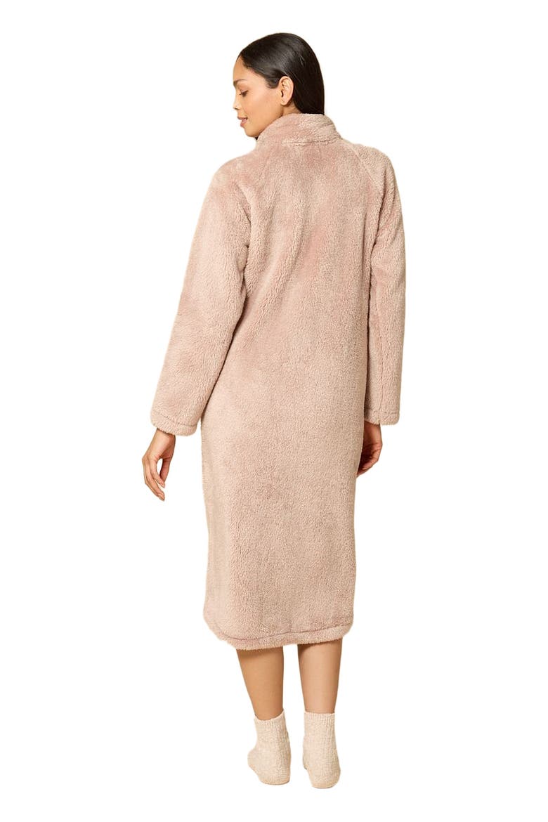 DreamPlush Zip Robe, Alternate, color, Coco