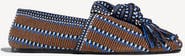 Amambaih Valeria Knot-Detail Handwoven Fabric Loafer