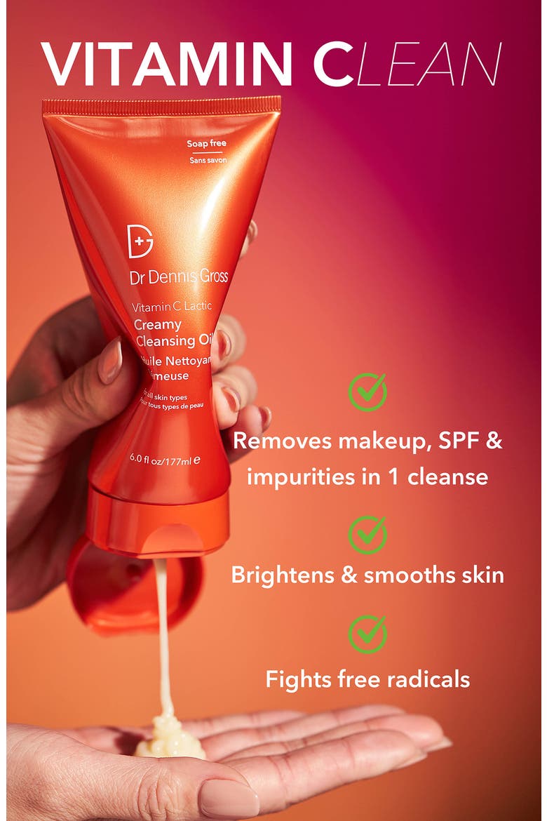 Vitamin C Lactic Creamy Cleansing Oil, Alternate, color, NO COLOR