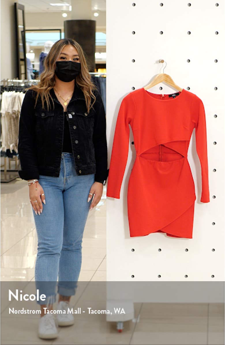 Club Queen Long Sleeve Body-Con Dress, sales video thumbnail