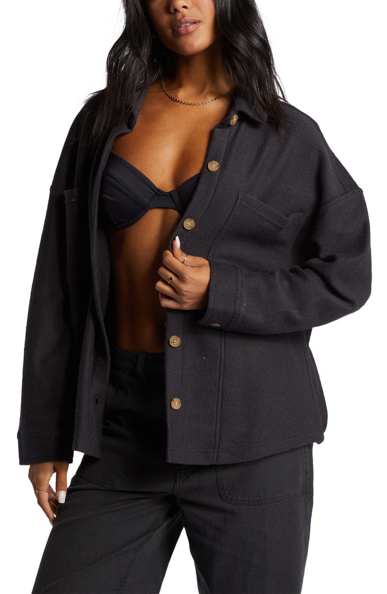 Billabong Everytime Button-Up Shacket, Main, color, 