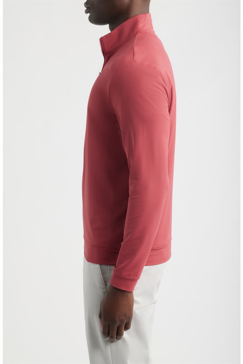 Motion Performance Quarter Zip Pullover, Alternate, color, RACING RED