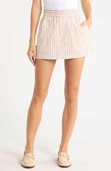 Becca Striped Miniskirt